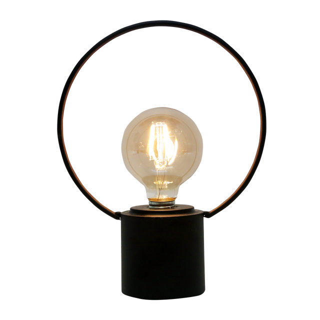 Objet lumineux ADDISON coloris noir 26,5 x 20 cm