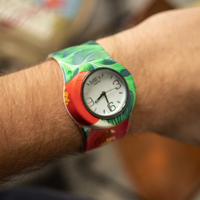 Bill's Watches Bracelet de montre CLASSIC HAïTI blanc