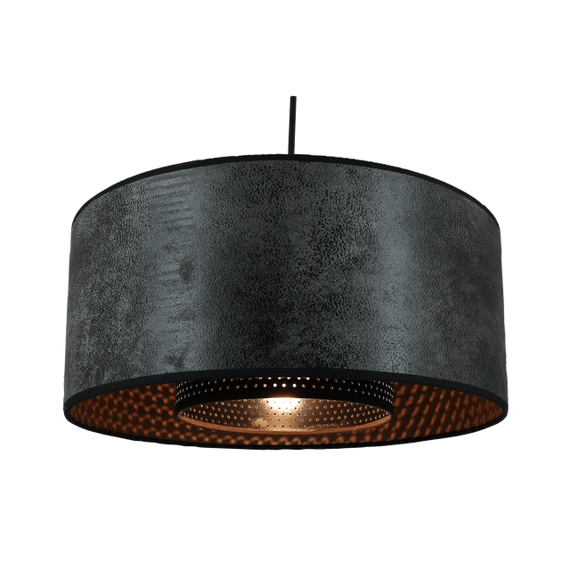 Suspension CLUB coloris gris anthracite 16 x 38 cm