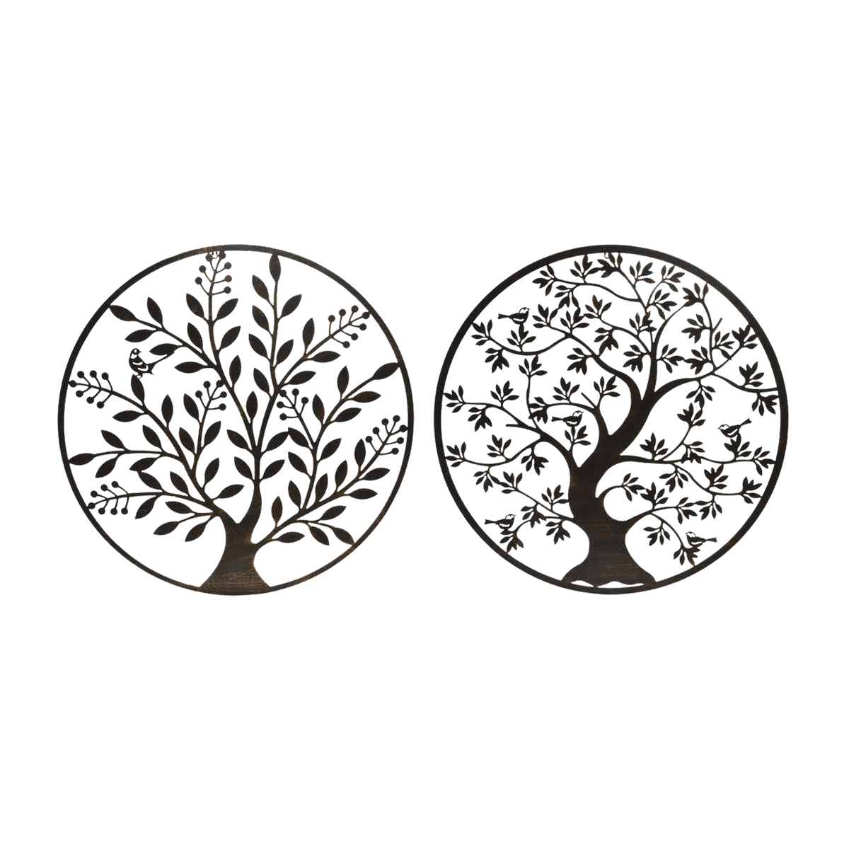 Déco murale métal Maé Noir