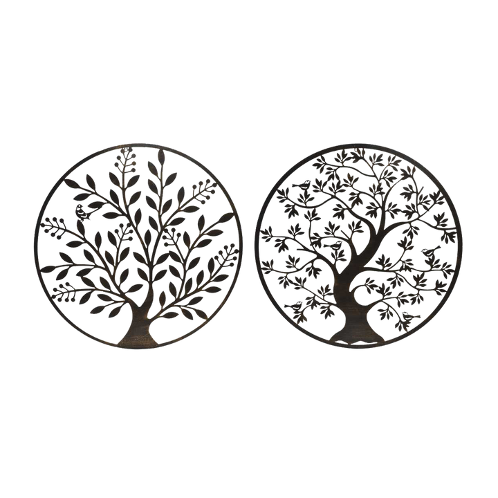 Déco murale métal Maé Noir