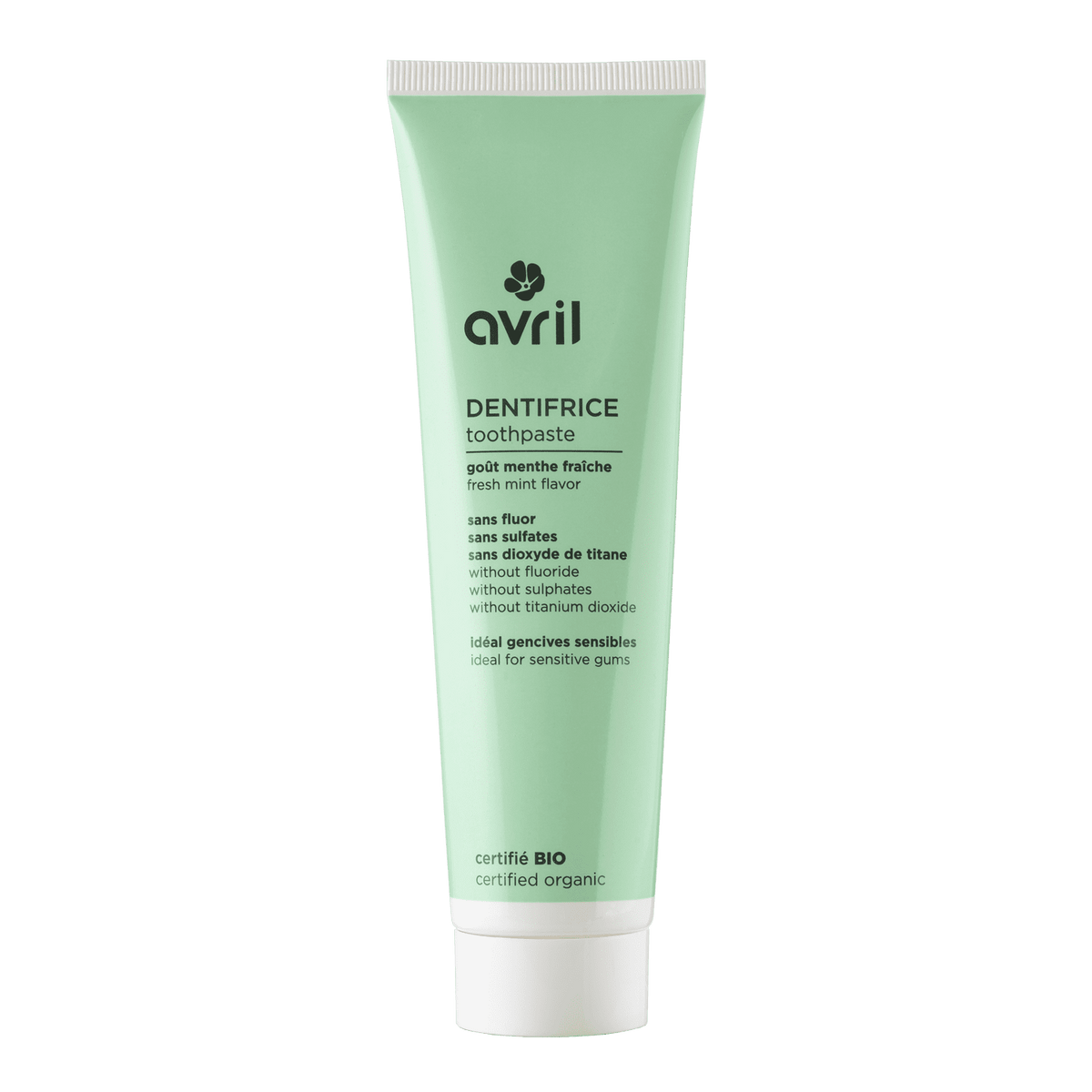 AVRIL Dentifrice Bio sans fluor à la menthe fraîche Menthe 100ML