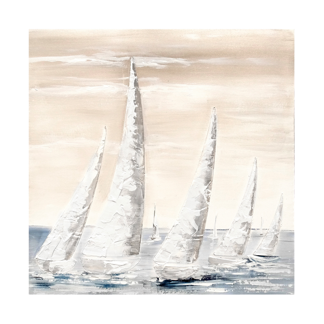 4MURS Toile peinte SAIL BOAT 58,5 x 59 cm