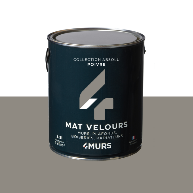 Absolu Peinture Multi-supports Peinture poivre 2,5 L