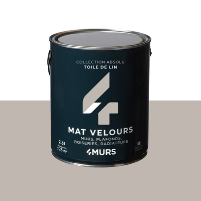 ABSOLU Peinture Absolu Toile de lin Mat 2,5L
