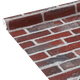 Papier peint intissé Brickwall Rouge brique