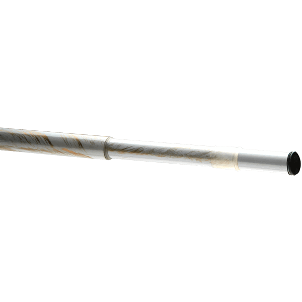 Barre à rideau CERUSITE blanc / doré 1,9 cm de 120,0 à 210 cm