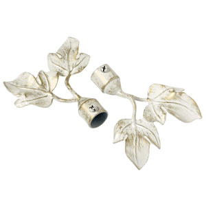 Embout Cerusite Blanc doré