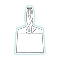 Dessin de couteau à émarger