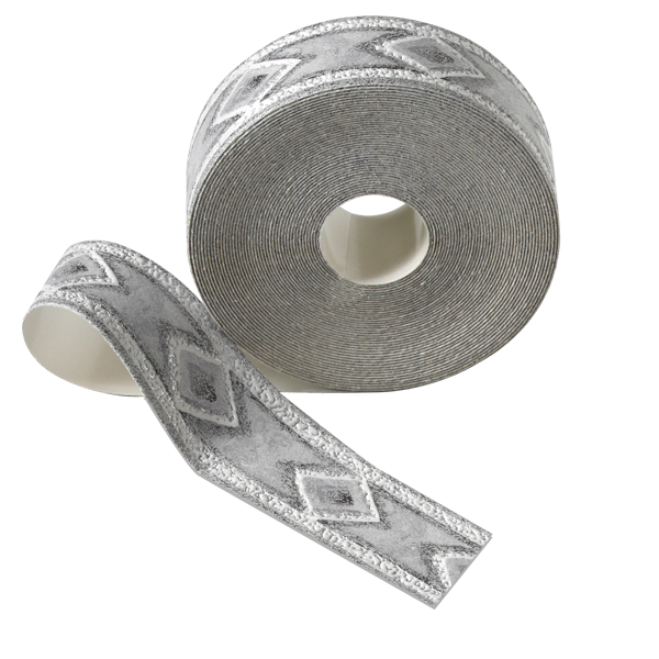 Galon vinyle DIAMANTINE coloris argent