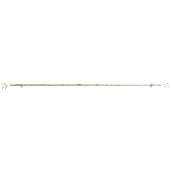 Kit barre à rideaux ELEGANCE blanc / doré 1,9 cm de 165,0 à 310 cm
