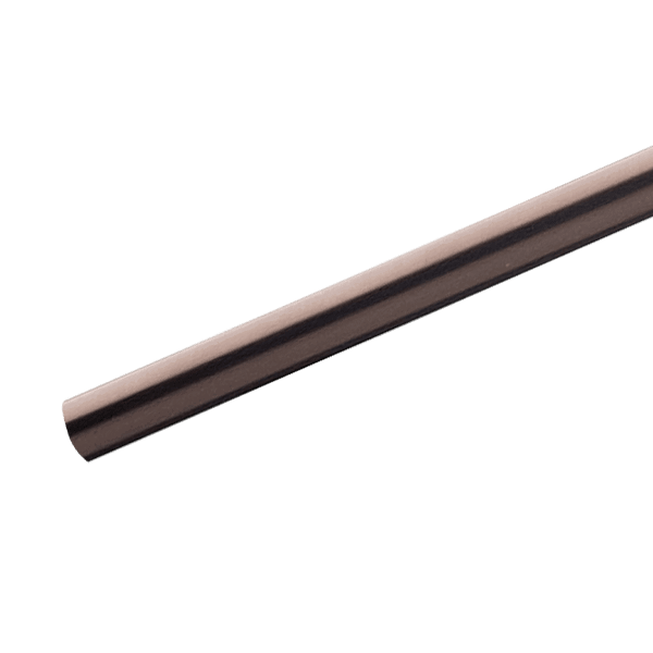 Barre à rideau GLACAGE chocolat diamètre barre 2 cm 160 cm