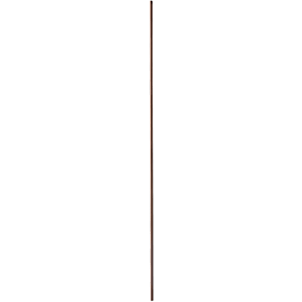 Barre à rideau GLACAGE chocolat diamètre barre 2 cm 200 cm