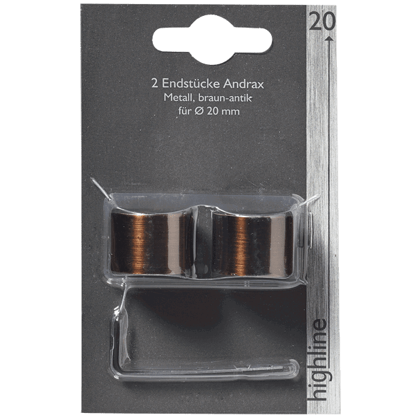 Embout GLACAGE coloris chocolat