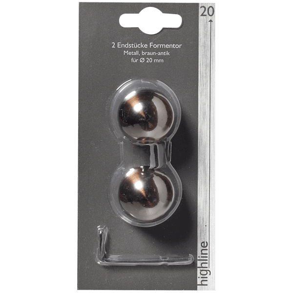 Embout GLACAGE coloris chocolat