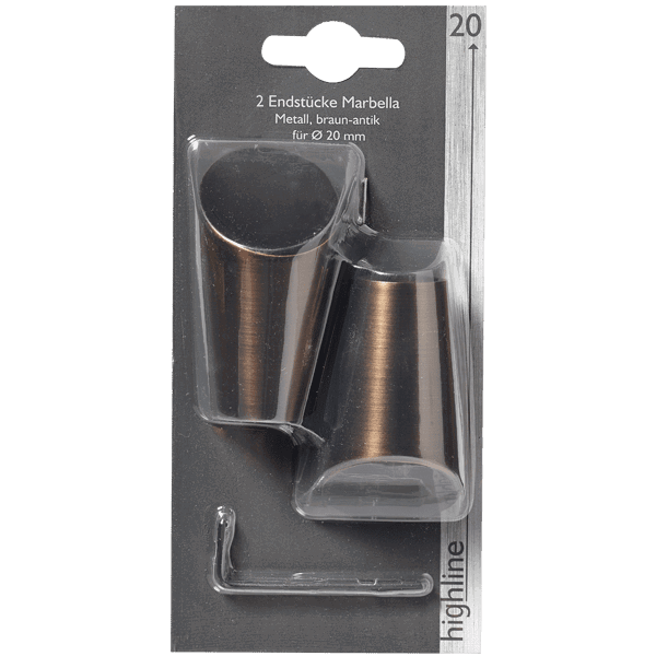 Embout Glacage Choco brosse Métal brossé