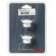 Embout Howlite Blanc brillant Brillant