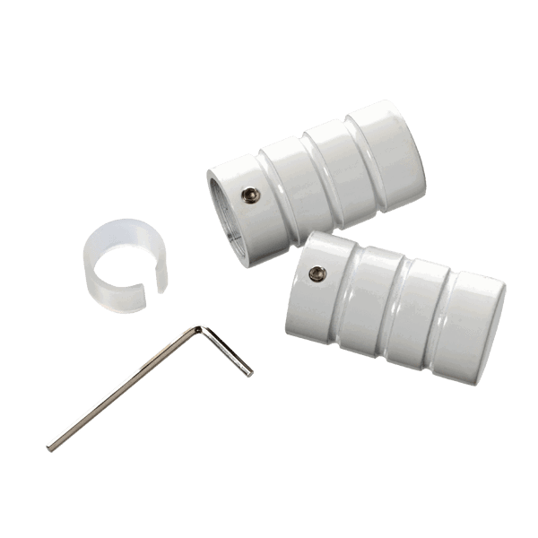 Embout HOWLITE coloris blanc