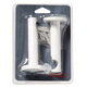 Support barre à rideau Howlite Blanc brillant Brillant