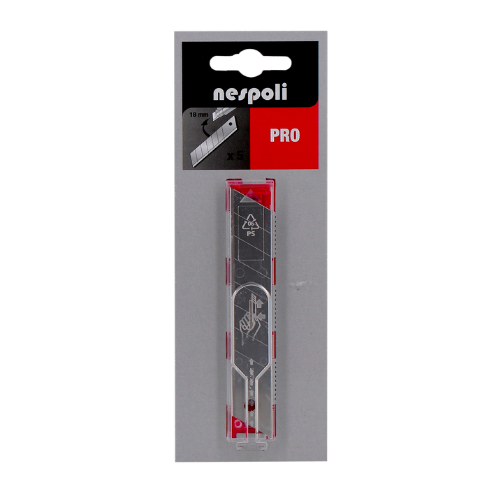NESPOLI Kit 5 lames de cutter 18 mm 