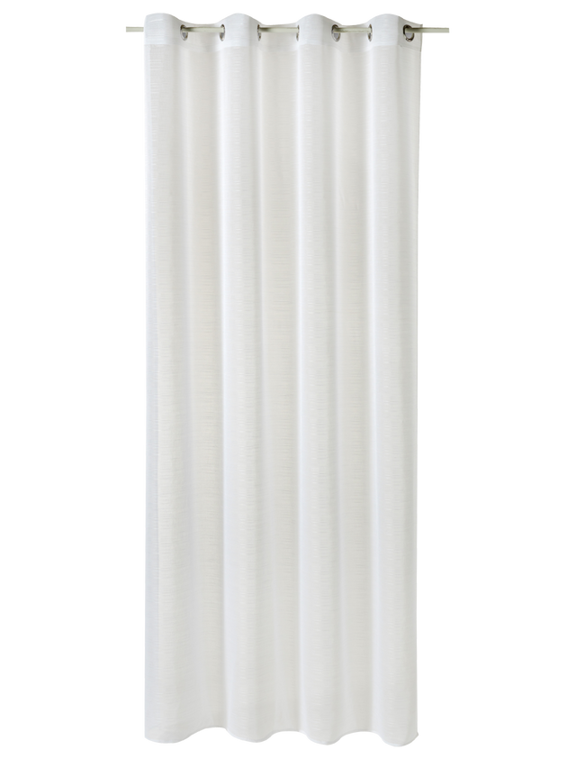 Voilage LOLA coloris blanc 140 x 260 cm