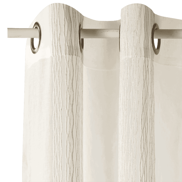 Voilage LUCID coloris beige naturel 140 x 240 cm
