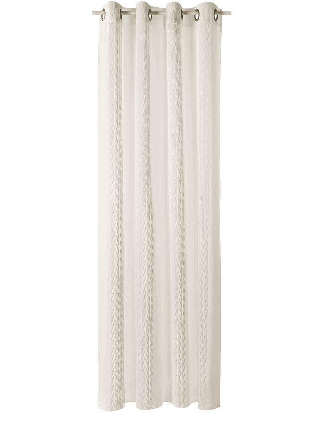 Voilage LUCID coloris beige naturel 140 x 240 cm