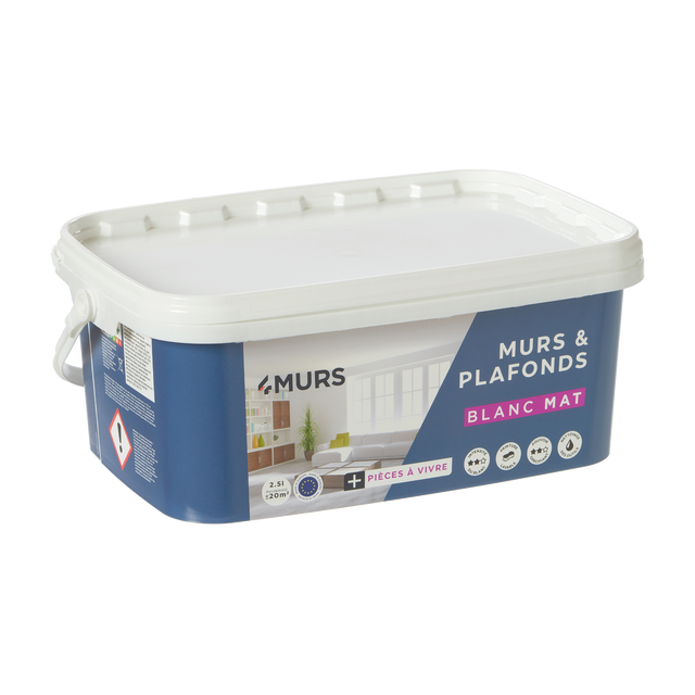 4MURS Peinture MURS ET PLAFONDS ESSENTIEL Peinture blanc