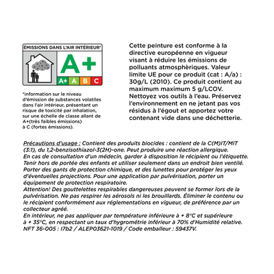 4MURS Peinture Murs et plafonds prix malin Blanc Mat 10L