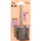 Embrasse aimantée Nacre 3d Taupe Plastique