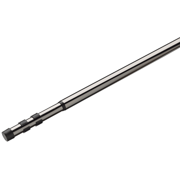 Barre à rideau ONYX noir miroir 1,9 cm de 120,0 à 210 cm