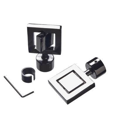 Embout Onyx Nickel noir Métal brillant