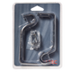 Support barre à rideau Onyx Nickel noir Métal brillant