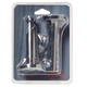 Support barre à rideau Onyx Nickel noir Métal brillant