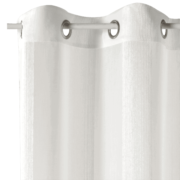 Voilage PINGALA coloris blanc 140 x 240 cm