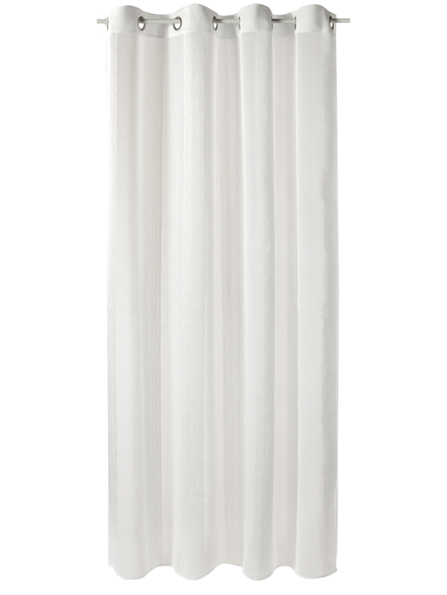 Voilage PINGALA coloris blanc 140 x 240 cm