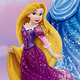 Papier peint Princesses Rose dragée
