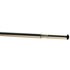 Barre à rideau Pyrite Satin nickel Métal brossé