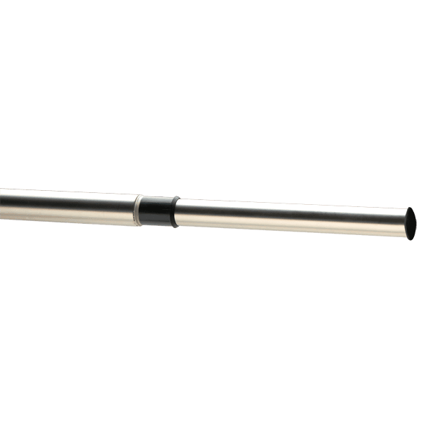 Barre à rideau PYRITE nickel satin 1,9 cm de 120,0 à 210 cm