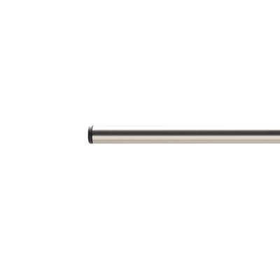 Barre à rideau Pyrite Satin nickel Métal brossé