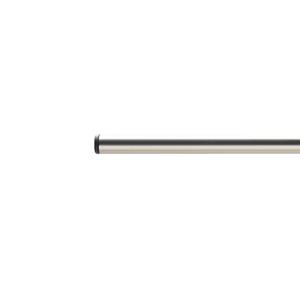 Barre à rideau PYRITE nickel satin 1,9 cm de 120,0 à 210 cm