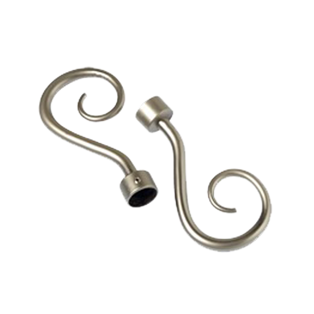 Embout PYRITE coloris nickel satin