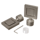 Embout Pyrite Satin nickel Métal brossé