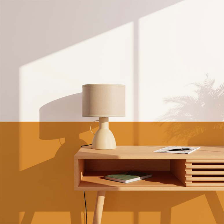Peinture saphyr jaune ambre
