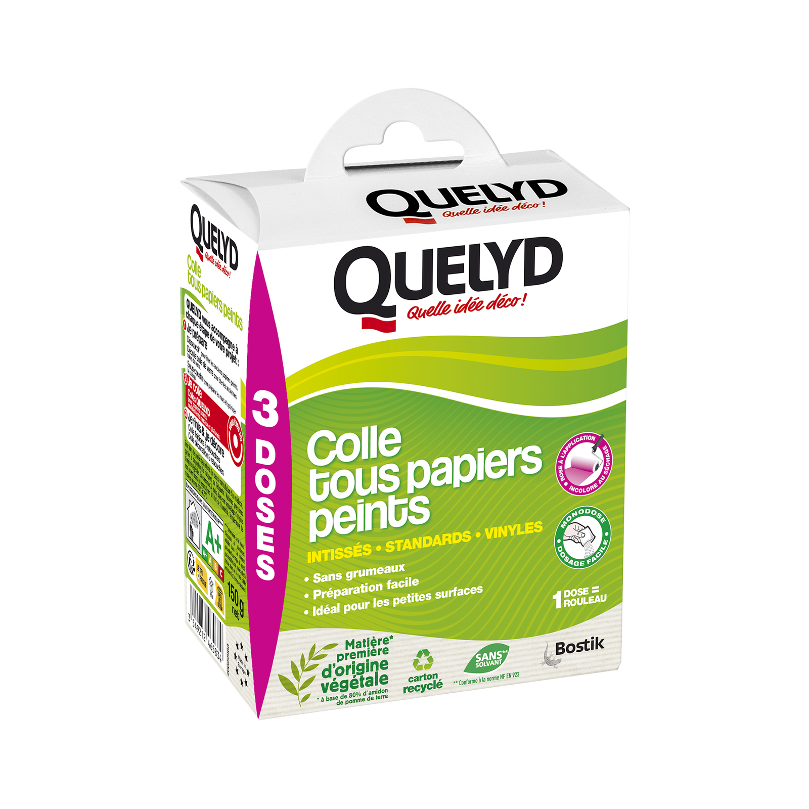 Quelyd Colle tous papiers peints en poudre en dose 0,15 Kg