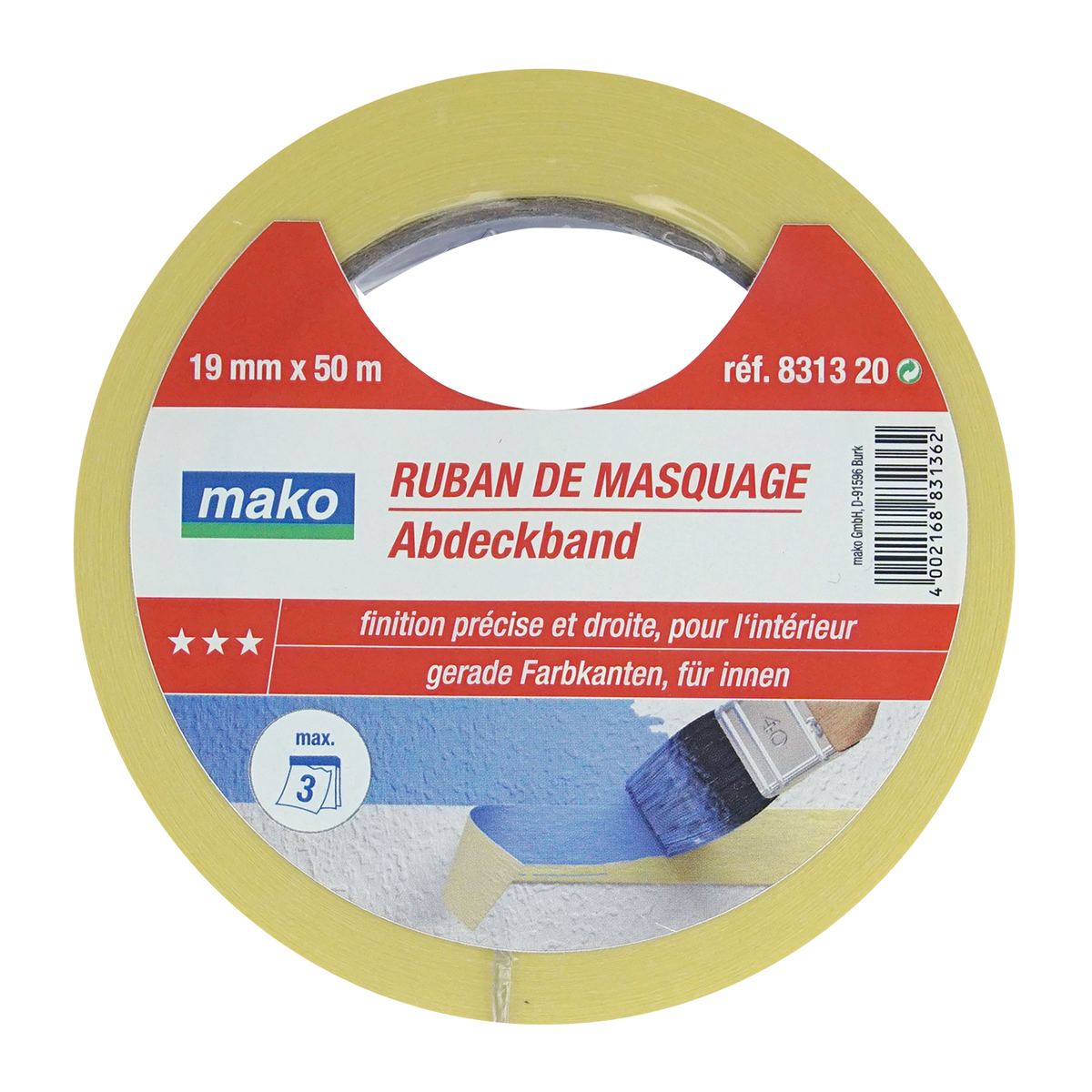 Ruban de masquage 19 mm 