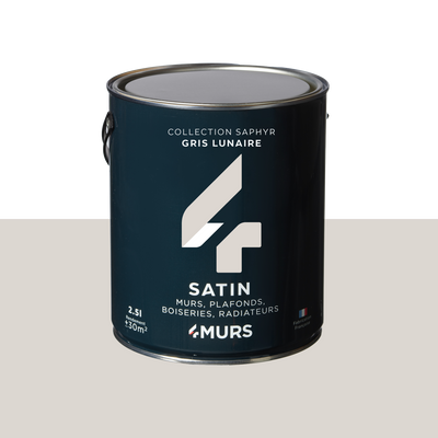 SAPHYR Peinture Saphyr Gris lunaire Satiné 2,5L