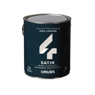 SAPHYR Peinture Saphyr Gris lunaire Satiné 2,5L