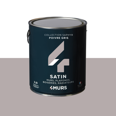 SAPHYR Peinture Saphyr Poivre gris Satiné 2,5L