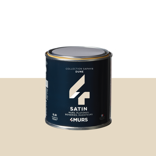 Saphyr Peinture Finition Peinture dune Satiné 0,5 L
